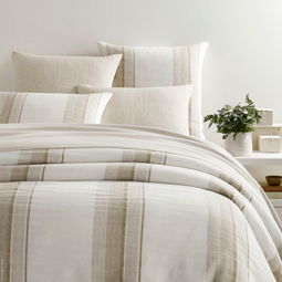 Napa Stripe Linen Duvet Cover