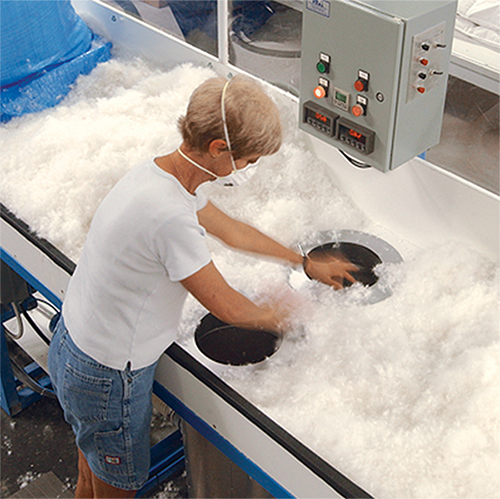 Filling operations at DeWoolfson's North Carolina plant