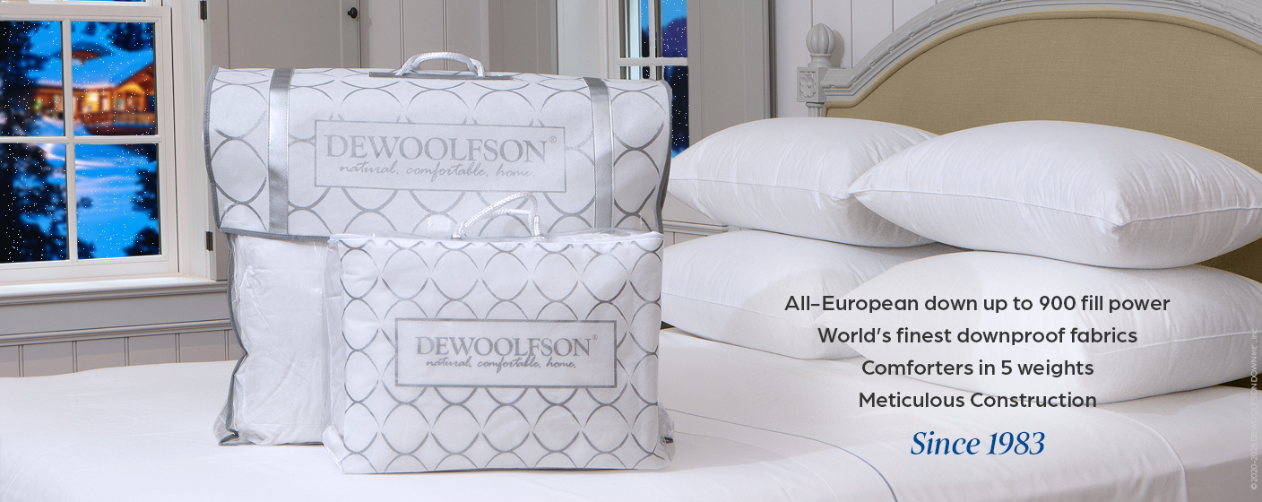 European-influenced down products by DEWOOLFSON