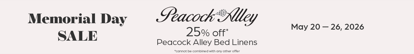 Peacock Alley Bed Linens banner