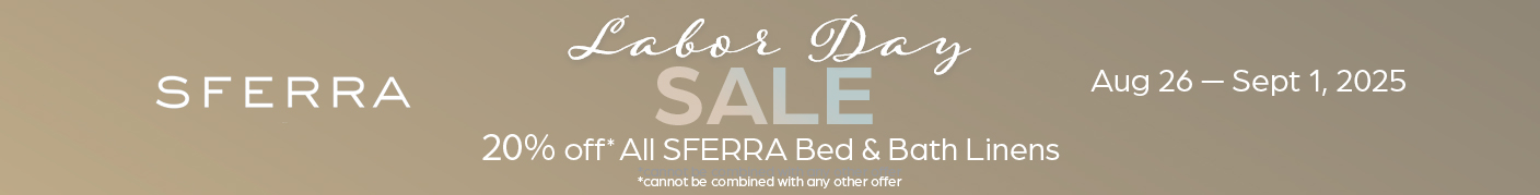 SFERRA Bed Linens banner