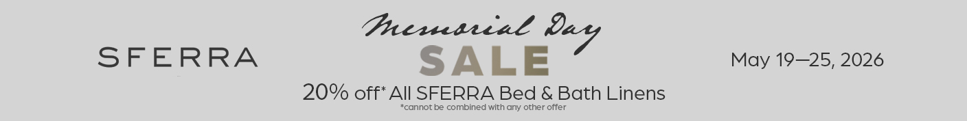 SFERRA Bed Linens banner