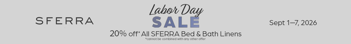 SFERRA Bed Linens banner